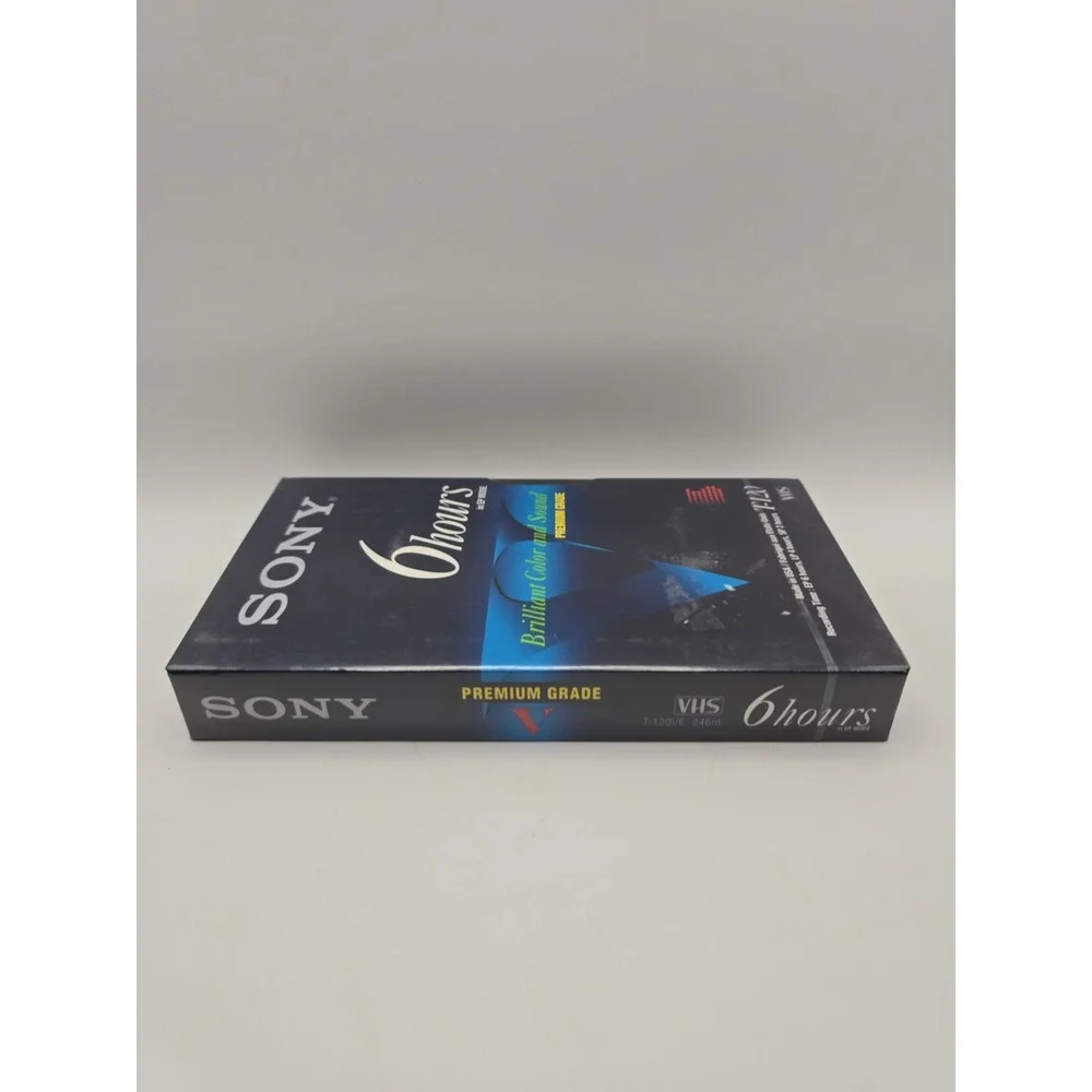 Sony T120VRH Premium Grade VHS Video Tapes